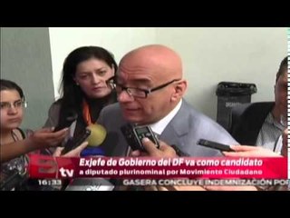 Marcelo Ebrard va como candidato a diputado plurinominal por movimiento ciudadano:Excélsior informa