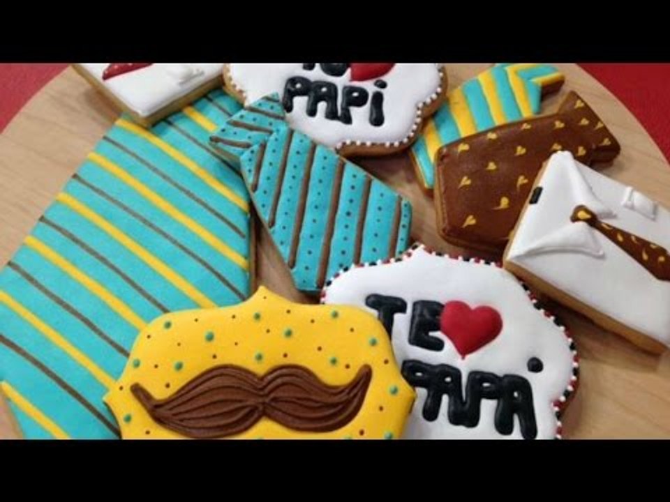 Consiente a papá con unas deliciosas galletas decoradas
