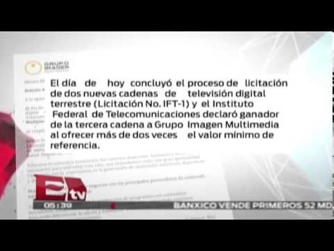 Comunicado Grupo Imagen por licitación IFT / Vianey Esquinca