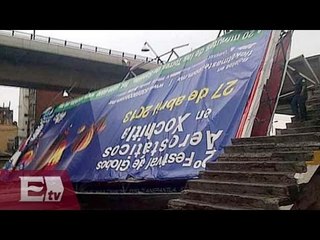 Ráfaga desploma espectacular en Tlalnepantla / Comunidad