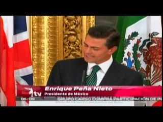 México firma 14 acuerdos con Reino Unido /  Vianey Esquinca