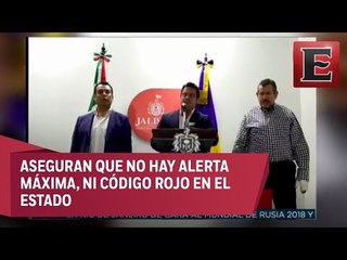 Conferencia de prensa sobre las balaceras en Guadalajara