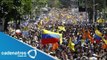 Estudiantes de Venezuela exigen justicia ante los heridos por la guardia nacional