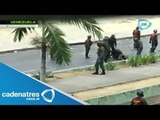 Guardia nacional de Venezuela agrede a un estudiante