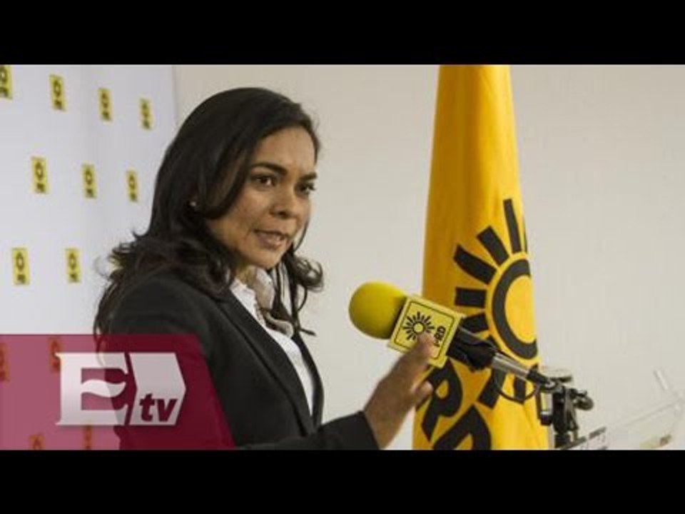 Candidata Beatriz Mojica Morga reta a candidatos /Martín Espinosa