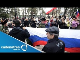 Crimea ya planea referendo para unirse a Rusia; Ucrania lo califica de ilegal
