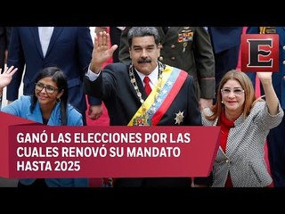 Tải video: LO ÚLTIMO: Nicolás Maduro jura como presidente reelecto de Venezuela