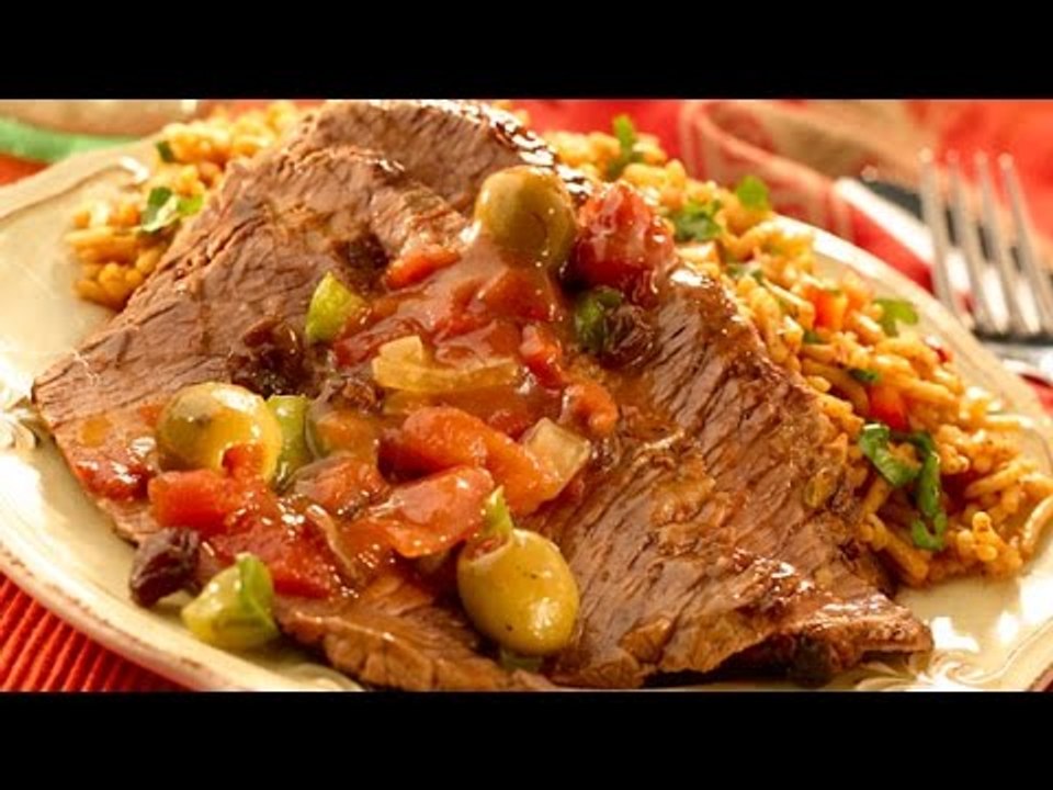 Tacos de falda de res con pimientos / Cómo hacer una falda de res con pimientos