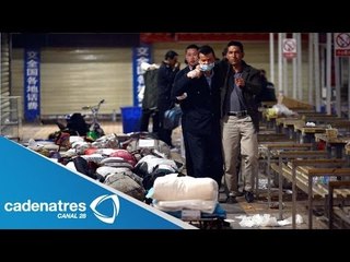 China ve ataque terrorista en la masacre en el Metro; hay al menos 29 muertos