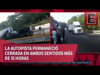 Miles de automovilistas padecen cierre de la México-Cuernavaca
