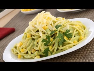 Cómo hacer una pasta con salsa verde