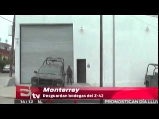 Resguardan bodegas de Omar Treviño, alias El Z42 / Titulares de la tarde