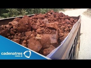 Incautan 119 mil toneladas de materiales minerales y maquinaria en puerto de Lázaro Cárdenas