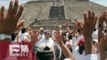 Cientos de personas acuden a Monte Albán para recibir la primavera / Excélsior informa