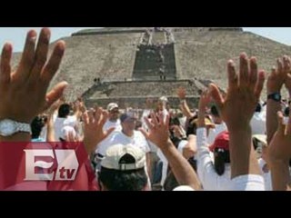 Cientos de personas acuden a Monte Albán para recibir la primavera / Excélsior informa