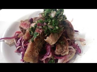 Aprende a prepar una deliciosa ensalada thai al grill