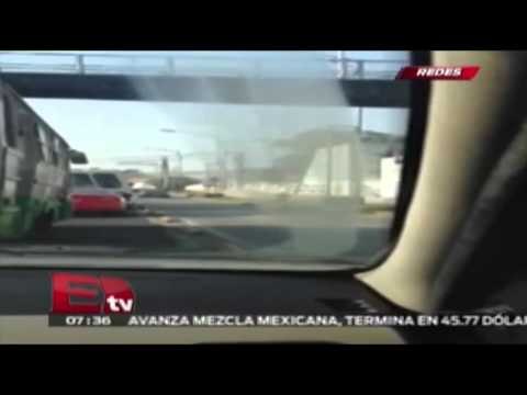 En la Red: Captan Pipa de Gas que invade carril del metrobus / Vianey Esquinca