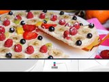 Cómo hacer pizza de frutas