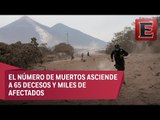 Retoman búsqueda víctimas en Guatemala por erupción del volcán de Fuego