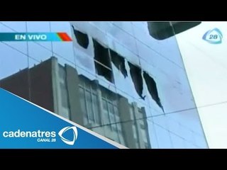 Se registra incendio en sede del sindicato de telefonistas (VIDEO)
