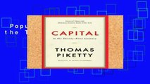 Popular Capital in the Twenty-First Century
