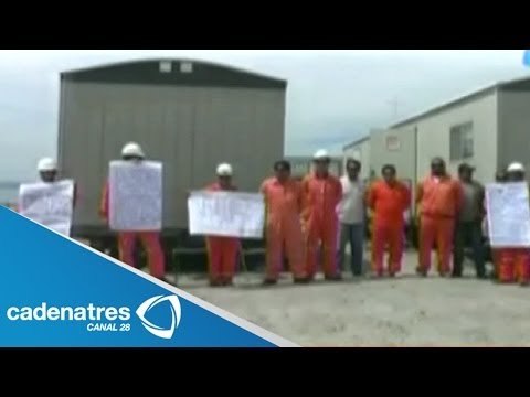 Empleados de Oceanografía exigen pago de salarios en Baja California Sur