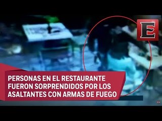 Así asaltan a comensales en la Narvarte, graban a los ladrones