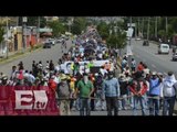 Maestros de la CETEG marchan en Chilpancingo / Vianey Esquinca