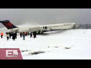 Se despista avión en Canadá,  deja 20 heridos  / Excelsior en la Media