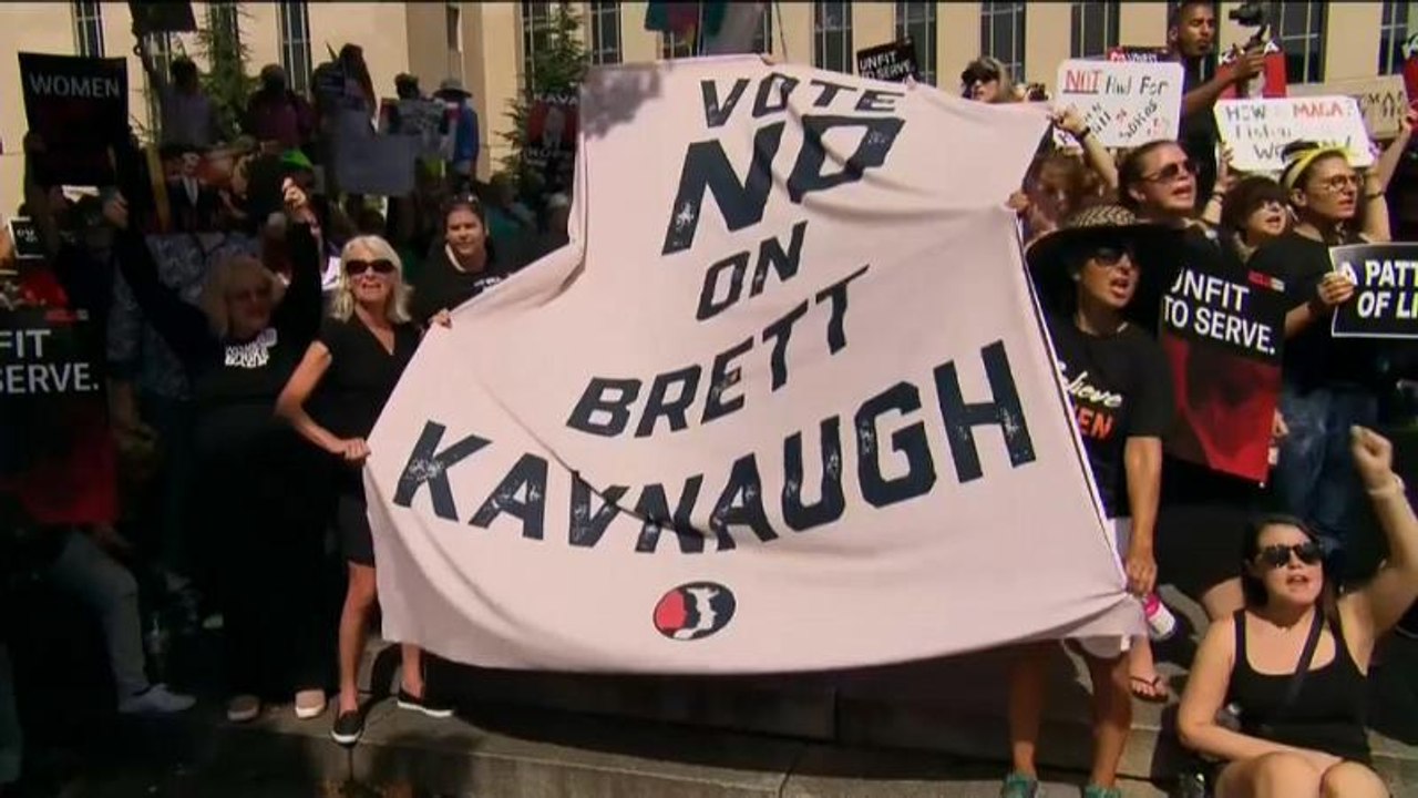 Tausende protestieren gegen Richterkandidaten Kavanaugh