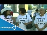 Estado de México marcha por la paz; vecinos piden fin de asaltos y corrupción policiaca