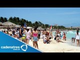 Turistas visitan Yucatán, Colima y Baja California Sur