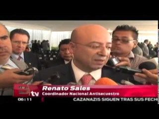 Secuestro a la baja en todo el país: Renato Sales / Vianey Esquinca