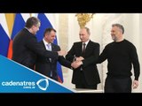 Vladimir Putin firma tratado para incorporar Crimea a Rusia