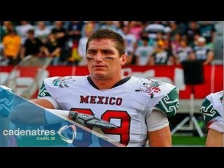 José Miguel, un guerrero del futbol americano