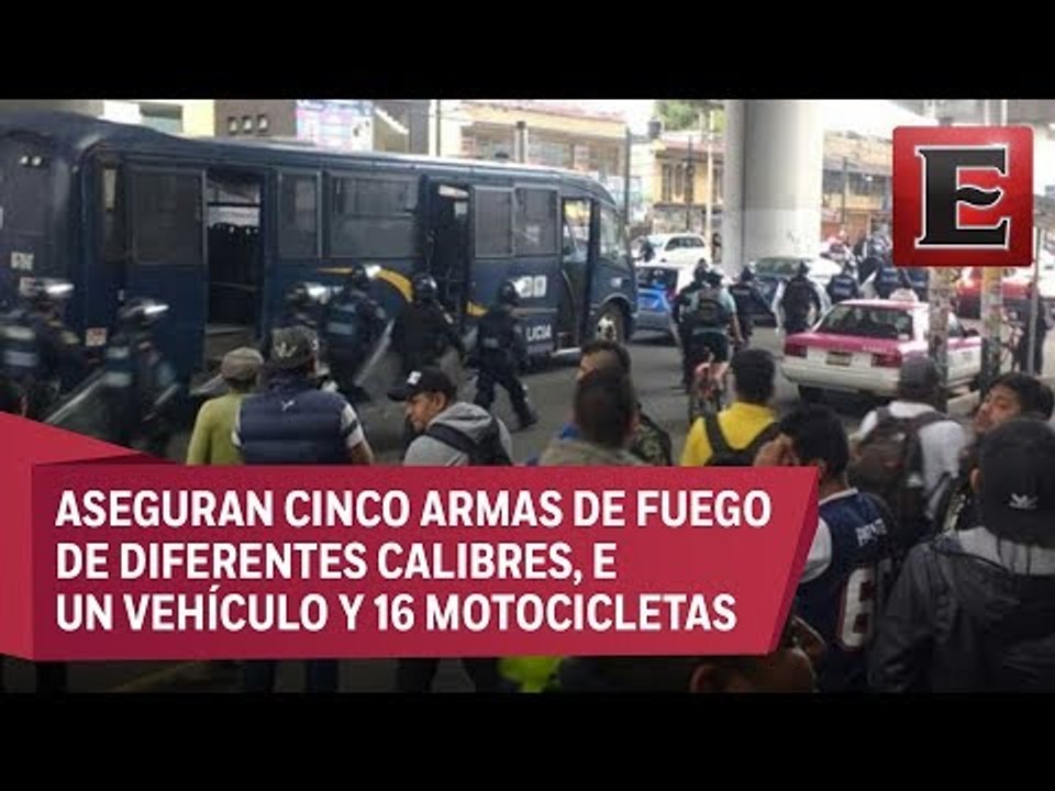 Persecución y balacera en avenida Tláhuac dejan cuatro muertos y varios detenidos