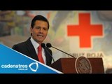 Peña Nieto da inicio a la colecta nacional de la Cruz Roja 2014