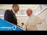 Obama se reúne con el Papa Francisco / Obama meets with Pope Francisco