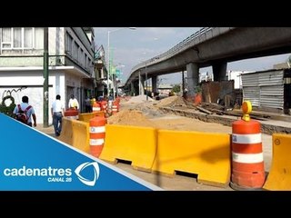 Comerciantes afectados por el cierre de la línea 12 del metro