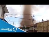 ¡ENTÉRATE! Tornado sorprende a Tangancícuaro, Michoacán; hay daños a viviendas y cultivos