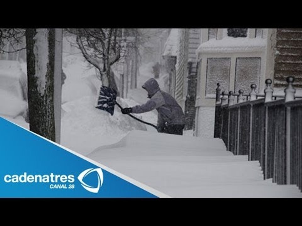 Fuerte nevada sorprende a EU a días de llegar la primavera