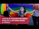 Transcurre con tranquilidad marcha lésbico-gay en la CDMX
