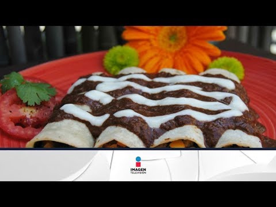 Prepara unas deliciosas enchiladas de verduras