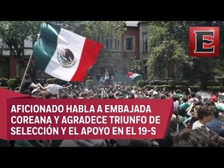 Mexicano envía felicitación a Corea del Sur