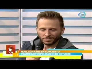 Noel Schajris en el foro de Nuestro Día