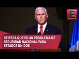 Pence pide a países de Centroamérica a contener la migración ilegal