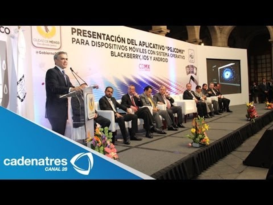 GDF lanza aplicación móvil para ubicar autos robados y hacer denuncias
