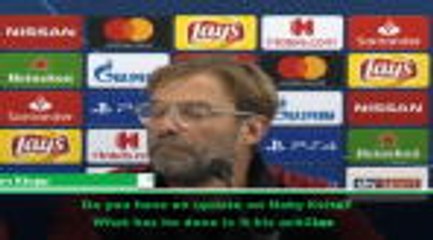 We will have to wait on Keita - Klopp