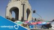 Bloqueo en Monumento a la Revolución sigue afectando a comerciantes