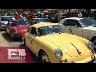 Autos clásicos desfilan en Campeche a favor de la diabetes tipo uno /  Titulares de la tarde